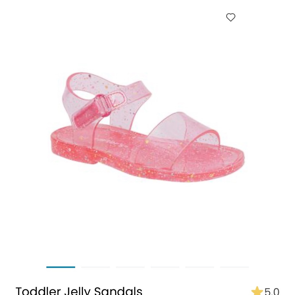 NWT Carters toddler jelly sandals size 10